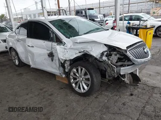 2014 Buick Verano with VIN 1G4PP5SK2E4110601, listed as a IAAI auction lot 41745885 with 105,715 mi miles and . Bid and sale history available at DreamBid. Image 1.