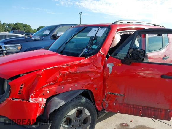2017 Jeep Renegade Sport z VIN ZACCJAAB9HPF54630, wystawiony jako IAAI lot #42337317 z przebiegiem 135 571 mil mil oraz . Historia ofert i sprzedaży dostępna na DreamBid. Obrazek 6.