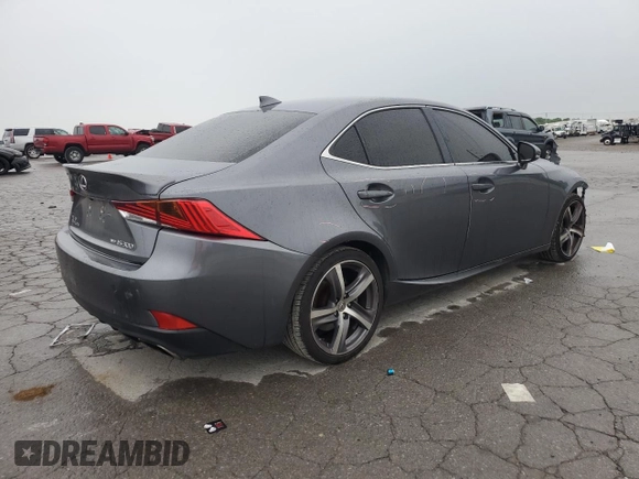 2017 Lexus IS 300 z VIN JTHCM1D28H5025874, wystawiony jako Copart lot #56093705 z przebiegiem 137 164 mil mil oraz Szkoda całkowita • Salvage title. Historia ofert i sprzedaży dostępna na DreamBid. Obrazek 3.