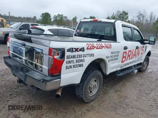 2021 Ford F-250 XL with VIN 1FT7W2B65MED17436, listed as a IAAI auction lot 41566414 with 151,018 mi miles and . Bid and sale history available at DreamBid. Image 4.