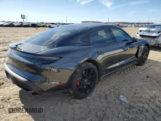 2022 Porsche Taycan GTS with VIN WP0AD2Y16NSA59280, listed as a Copart auction lot 82990084 with 25,308 mi miles and Salvage Title. Bid and sale history available at DreamBid. Image 3.