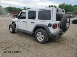 2022 Jeep Wrangler Unlimited Willys with VIN 1C4HJXDN4NW122752, listed as a Copart auction lot 58644854 with Not Provided miles and Salvage Title. Bid and sale history available at DreamBid. Image 2.