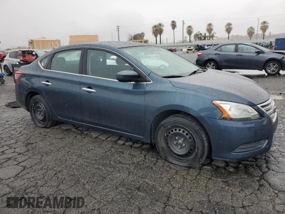 2015 Nissan Sentra SR with VIN 3N1AB7APXFY243321, listed as a Copart auction lot 48809955 with 106,298 mi miles and Salvage Title. Bid and sale history available at DreamBid. Image 4.