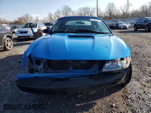 2000 Ford Mustang with VIN 1FAFP4445YF196607, listed as a Copart auction lot 81321514 with 0 mi miles and Salvage Title. Bid and sale history available at carsss.com. Image 5.