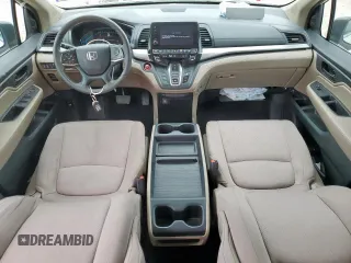2019 Honda Odyssey EX with VIN 5FNRL6H53KB017333, listed as a Copart auction lot 62421345 with 67,107 mi miles and Salvage title. Bid and sale history available at DreamBid. Image 8.
