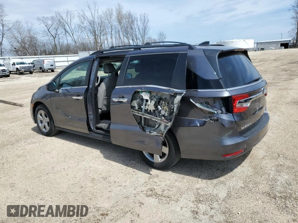 2018 Honda Odyssey EX-L with VIN 5FNRL6H73JB005389, listed as a Copart auction lot 53842505 with 125,514 mi miles and Clean Title. Bid and sale history available at carsss.com. Image 2.