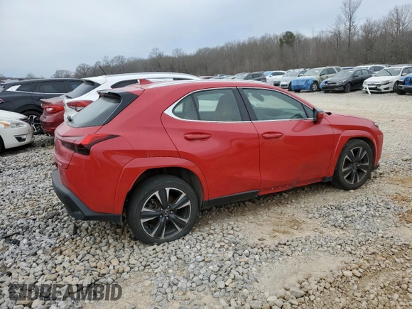 2022 Lexus UX with VIN JTHP3JBH1N2046820, listed as a Copart auction lot 46188775 with 87,613 mi miles and Salvage Title. Bid and sale history available at carsss.com. Image 3.