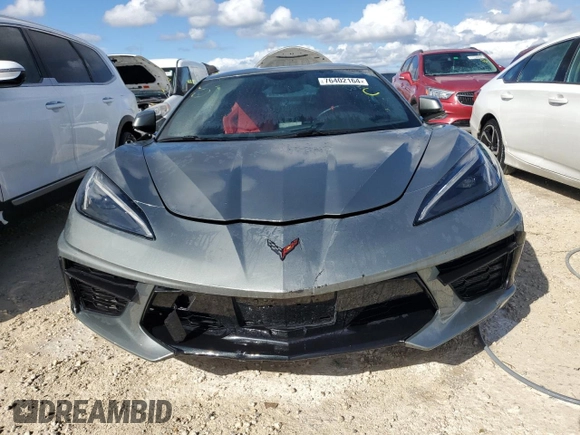 2022 Chevrolet Corvette 1LT with VIN 1G1YA2D43N5103988, listed as a Copart auction lot 76402164 with 0 mi miles and Non Repairable. Bid and sale history available at carsss.com. Image 5.