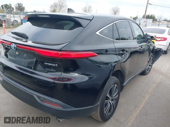 2022 Toyota Venza LE with VIN JTEAAAAH5NJ093705, listed as a IAAI auction lot 41840879 with 65,677 mi miles. Bid and sale history available at carsss.com. Image 4.