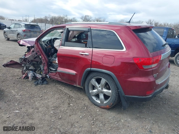 2012 Jeep Grand Cherokee Overland with VIN 1C4RJFCT3CC115465, listed as a IAAI auction lot 41759070 with 1 mi miles. Bid and sale history available at carsss.com. Image 3.