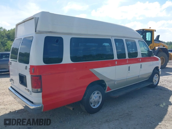 2014 Ford Econoline Cargo Commercial with VIN 1FTNS2EW6EDA93261, listed as a IAAI auction lot 42028251 with 222,205 mi miles and . Bid and sale history available at DreamBid. Image 4.
