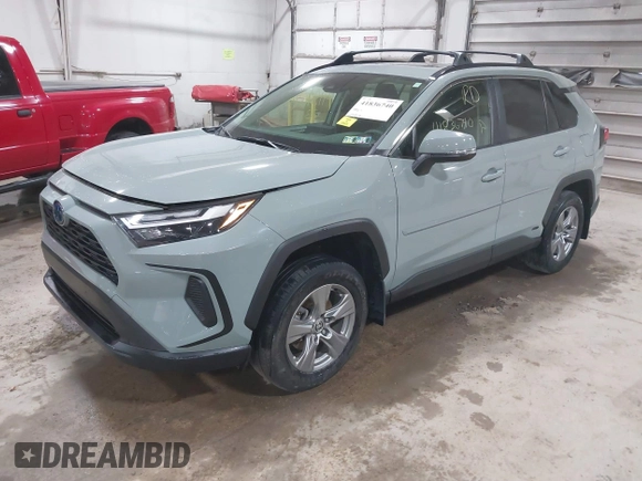 2023 Toyota RAV4 Hybrid XLE with VIN JTMRWRFV2PD572736, listed as a IAAI auction lot 41836740 with 29,519 mi miles. Bid and sale history available at carsss.com. Image 17.