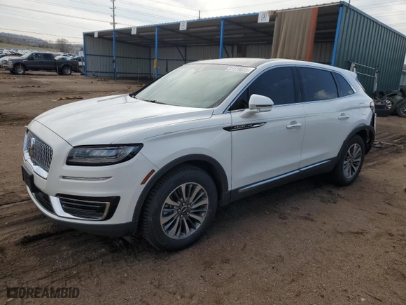 2020 Lincoln Nautilus Reserve with VIN 2LMPJ8KP2LBL23893, listed as a Copart auction lot 51179035 with 40,109 mi miles and Salvage Title. Bid and sale history available at carsss.com. Image 1.