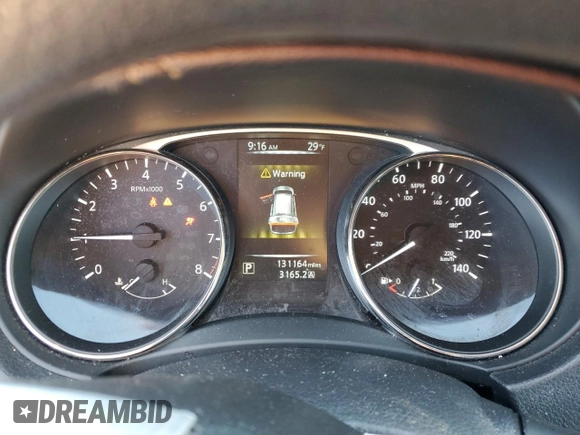2016 Nissan Rogue SV with VIN KNMAT2MV9GP665364, listed as a Copart auction lot 83543364 with 131,164 mi miles and Clean Title. Bid and sale history available at DreamBid. Image 9.