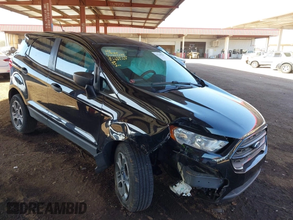 2020 Ford EcoSport S with VIN MAJ3S2FE3LC377288, listed as a IAAI auction lot 41344518 with 61,559 mi miles and . Bid and sale history available at DreamBid. Image 1.