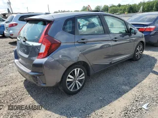 2017 Honda Fit EX-L with VIN 3HGGK5H98HM703123, listed as a Copart auction lot 61678095 with 25,714 mi miles and Salvage title. Bid and sale history available at DreamBid. Image 3.