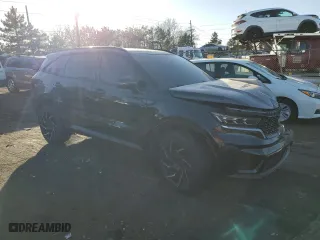 2022 Kia Sorento SX with VIN 5XYRKDLF0NG151088, listed as a Copart auction lot 84965254 with 50,697 mi miles and Salvage Title. Bid and sale history available at carsss.com. Image 4.