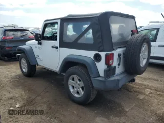 2017 Jeep Wrangler Sport z VIN 1C4AJWAG1HL556988, wystawiony jako Copart lot #52613315 z przebiegiem 60 955 mil mil oraz Szkoda całkowita • Salvage title. Historia ofert i sprzedaży dostępna na DreamBid. Obrazek 2.