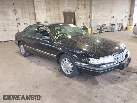 1997 Cadillac Seville Luxury SLS with VIN 1G6KS52YXVU816736, listed as a IAAI auction lot 41854220 with 107,091 mi miles. Bid and sale history available at carsss.com. Image 1.