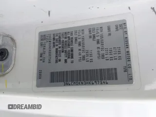 2017 Nissan NV200 S z VIN 3N6CM0KN3HK697546, wystawiony jako IAAI lot #41560058 z przebiegiem 406 357 mil mil oraz . Historia ofert i sprzedaży dostępna na DreamBid. Obrazek 9.