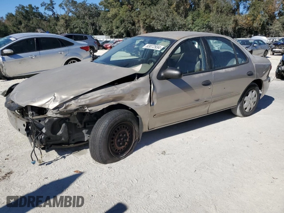 2003 Chevrolet Cavalier with VIN 1G1JC52F037319350, listed as a Copart auction lot 83072934 with 0 mi miles and Salvage Title. Bid and sale history available at carsss.com. Image 1.