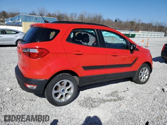 2021 Ford EcoSport SE with VIN MAJ3S2GE8MC408423, listed as a Copart auction lot 49664365 with 28,606 mi miles and Salvage Title. Bid and sale history available at carsss.com. Image 3.