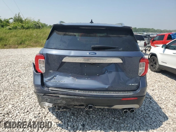 2021 Ford Explorer Platinum z VIN 1FM5K8HC2MGC36798, wystawiony jako Copart lot #60119585 z przebiegiem 70 174 mil mil oraz Szkoda całkowita • Salvage title. Historia ofert i sprzedaży dostępna na DreamBid. Obrazek 6.