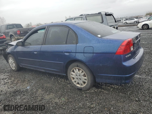 2004 Honda Civic LX with VIN 2HGES15524H590263, listed as a Copart auction lot 49978515 with 0 mi miles and Salvage Title. Bid and sale history available at carsss.com. Image 2.