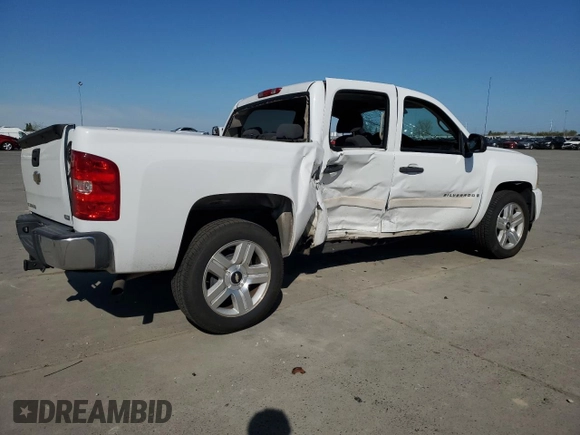 2007 Chevrolet Silverado 1500 LT w/1LT with VIN 3GCEC13037G551592, listed as a Copart auction lot 50569975 with 123,683 mi miles and Salvage Title. Bid and sale history available at carsss.com. Image 3.