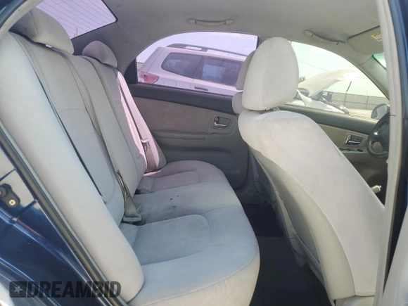 2007 Kia Spectra EX with VIN KNAFE121875467541, listed as a Copart auction lot 76845204 with 185,017 mi miles and Clean Title. Bid and sale history available at carsss.com. Image 10.