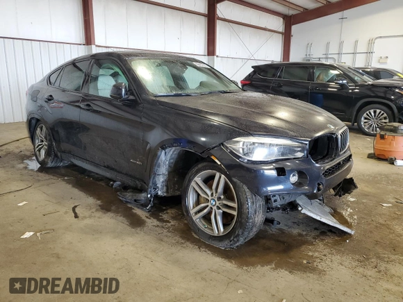 2016 BMW X6 xDrive50i with VIN 5UXKU6C5XG0R33971, listed as a Copart auction lot 60457623 with 54,149 mi miles. Bid and sale history available at carsss.com. Image 4.