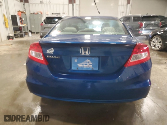 2013 Honda Civic Cpe LX with VIN 2HGFG3B56DH530265, listed as a Copart auction lot 46992175 with 107,178 mi miles and Salvage Title. Bid and sale history available at carsss.com. Image 6.