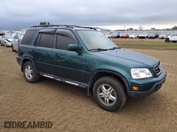 2001 Honda CR-V SE with VIN JHLRD18721C047357, listed as a Copart auction lot 50937535 with 160,006 mi miles and Salvage Title. Bid and sale history available at carsss.com. Image 4.