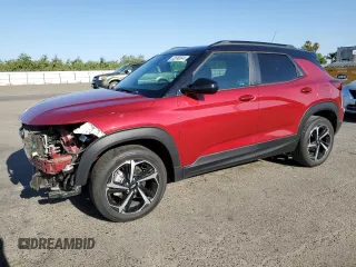 2021 Chevrolet TrailBlazer RS with VIN KL79MTSL2MB017541, listed as a Copart auction lot 62698544 with 36,712 mi miles and Salvage Title. Bid and sale history available at DreamBid. Image 1.