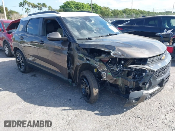 2022 Chevrolet TrailBlazer ACTIV with VIN KL79MVSL1NB108796, listed as a IAAI auction lot 41708125 with 25,776 mi miles. Bid and sale history available at carsss.com. Image 1.