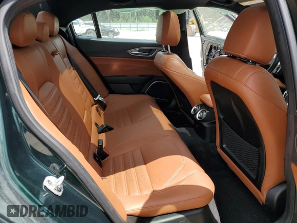 2020 Alfa Romeo Giulia Ti with VIN ZARFANBN5L7629963, listed as a Copart auction lot 60471274 with 35,827 mi miles and Salvage Title. Bid and sale history available at carsss.com. Image 10.