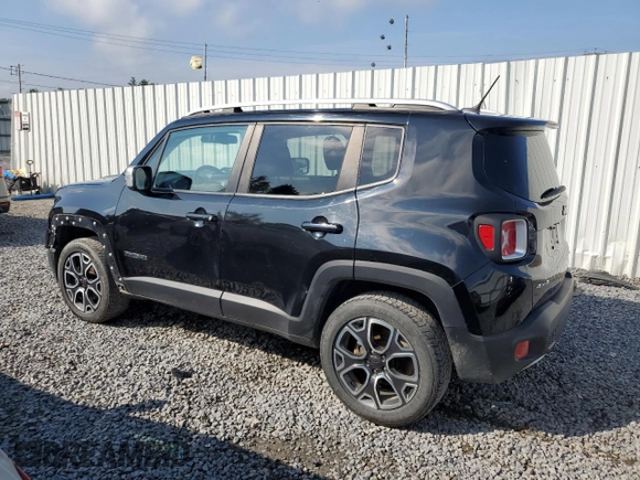 2017 Jeep Renegade Limited with VIN ZACCJBDB9HPF72675, listed as a Copart auction lot 60652875 with 80,552 mi miles and Salvage title. Bid and sale history available at DreamBid. Image 2.