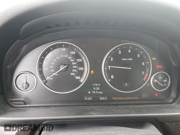 2013 BMW 5 Series 528i xDrive with VIN WBAXH5C56DD113944, listed as a Copart auction lot 60683665 with 15,187 mi miles and Salvage title. Bid and sale history available at DreamBid. Image 9.