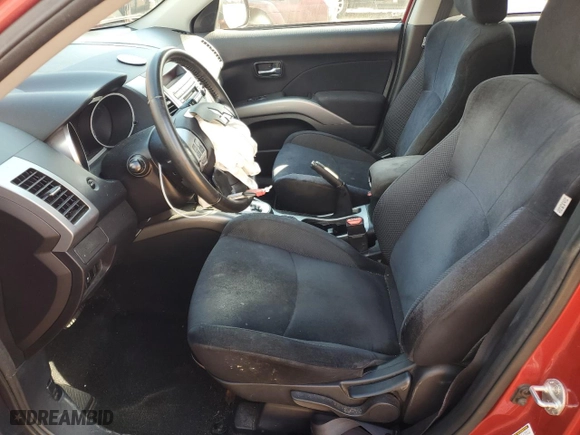 2012 Mitsubishi Outlander ES with VIN JA4AS2AW8CU004558, listed as a Copart auction lot 74552094 with 213,094 mi miles and Salvage Title. Bid and sale history available at carsss.com. Image 7.