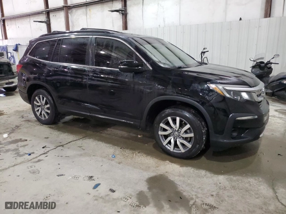 2019 Honda Pilot EX-L with VIN 5FNYF5H5XKB025278, listed as a Copart auction lot 88100865 with 126,075 mi miles and Salvage Title. Bid and sale history available at carsss.com. Image 4.