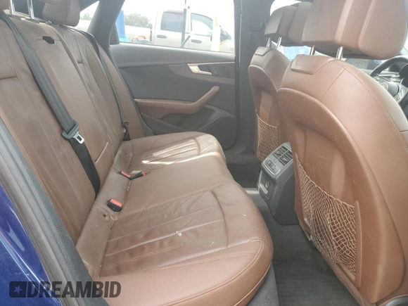 2017 Audi A4 Premium with VIN WAUGNAF42HN021881, listed as a Copart auction lot 51649265 with 124,501 mi miles and Salvage Title. Bid and sale history available at carsss.com. Image 10.