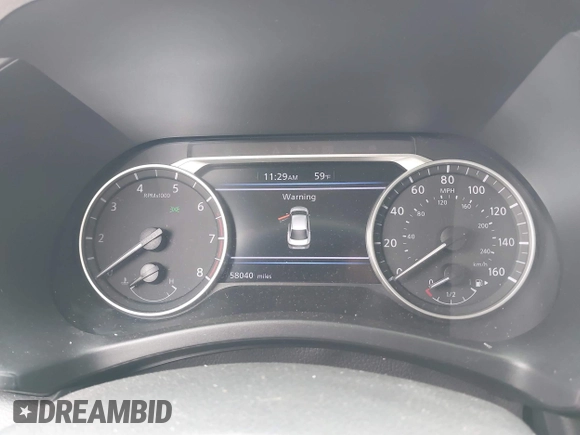 2021 Nissan Sentra SV with VIN 3N1AB8CVXMY265401, listed as a IAAI auction lot 41973734 with 58,040 mi miles and . Bid and sale history available at DreamBid. Image 7.