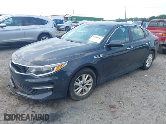 2016 Kia Optima LX with VIN 5XXGT4L36GG022483, listed as a IAAI auction lot 42533742 with 98,385 mi miles and . Bid and sale history available at DreamBid. Image 17.
