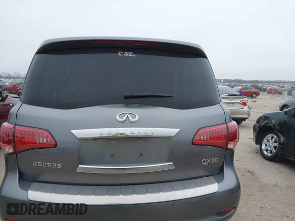2015 Infiniti QX80 with VIN JN8AZ2NF1F9571315, listed as a IAAI auction lot 41522434 with 166,947 mi miles. Bid and sale history available at carsss.com. Image 16.