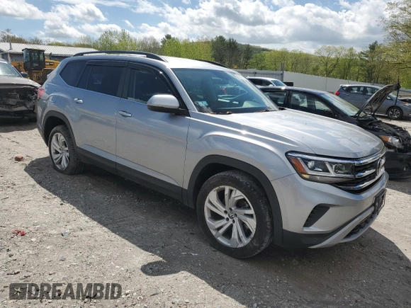 2021 Volkswagen Atlas SE z VIN 1V2HR2CA6MC578695, wystawiony jako Copart lot #55971135 z przebiegiem 94 123 mil mil oraz Szkoda całkowita • Salvage title. Historia ofert i sprzedaży dostępna na DreamBid. Obrazek 4.