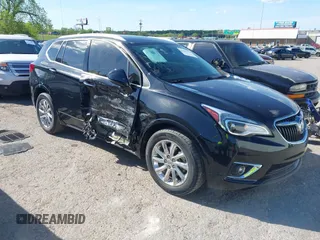 2020 Buick Envision Essence with VIN LRBFXCSA3LD209970, listed as a IAAI auction lot 42055134 with 59,854 mi miles and . Bid and sale history available at carsss.com. Image 1.