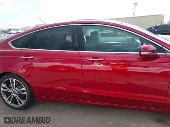 2017 Ford Fusion Titanium with VIN 3FA6P0K98HR207447, listed as a IAAI auction lot 42422213 with 59,549 mi miles and . Bid and sale history available at DreamBid. Image 13.