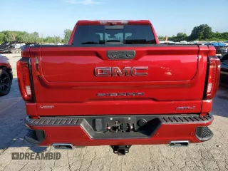 2021 GMC Sierra 1500 AT4 with VIN 3GTU9EET5MG157564, listed as a Copart auction lot 56203084 with 45,282 mi miles and Salvage Title. Bid and sale history available at carsss.com. Image 6.