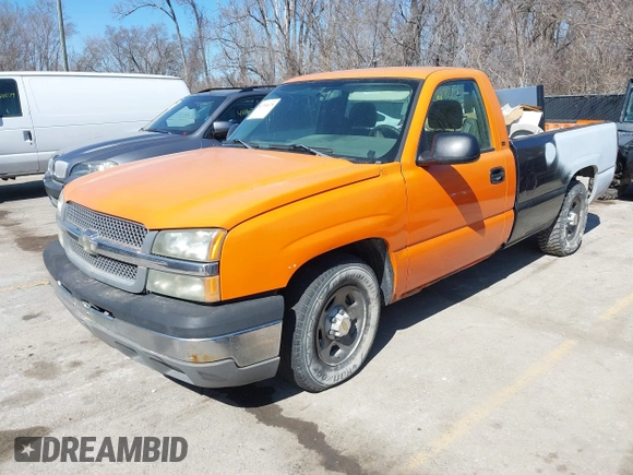 2004 Chevrolet Silverado 1500 Work Truck with VIN 1GCEC14X24Z284372, listed as a IAAI auction lot 41714675 with 193,486 mi miles. Bid and sale history available at carsss.com. Image 2.