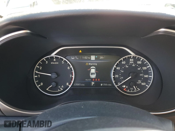 2023 Nissan Maxima Platinum with VIN 1N4AA6FVXPC501029, listed as a Copart auction lot 46480115 with 17,097 mi miles and Salvage title. Bid and sale history available at DreamBid. Image 9.